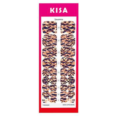 KISA.STICKERS Пленки для педикюра Savanna