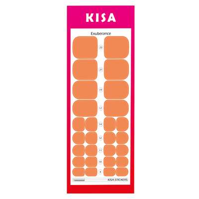 KISA.STICKERS Пленки для педикюра Exuberance