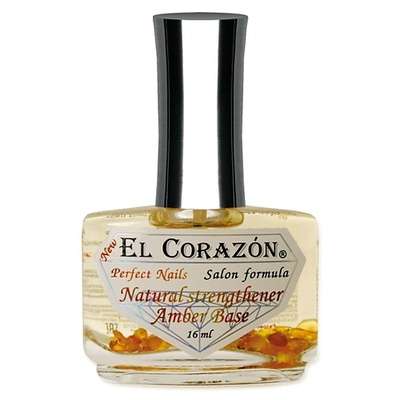 EL CORAZON №436 Natural strengthener Amber Base Выравнивающая база под лак