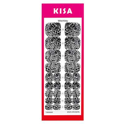 KISA.STICKERS Пленки для педикюра Wild Kitty