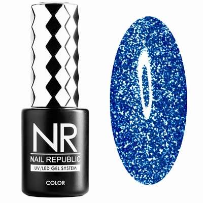 NAIL REPUBLIC Гель-лак светоотражающий NR Flash