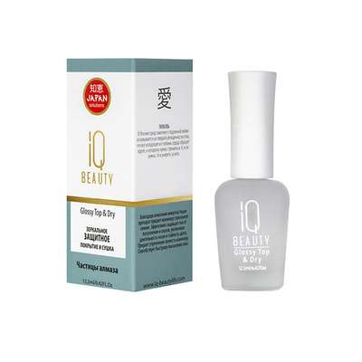 IQ Beauty Зеркальное защитное покрытие и сушка Glossy Top & Dry 12.5