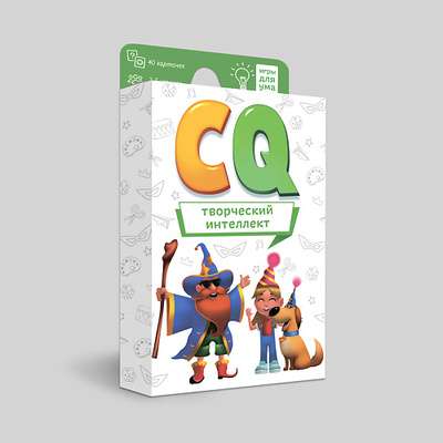 ГЕОДОМ Игра карточная Серия Игры для ума "CQ Творческий интеллект" 40 карточек 1