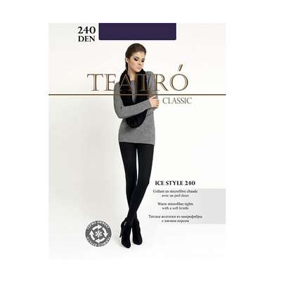 TEATRO Женские колготки Ice Style Color Lavenderdenim 240 den