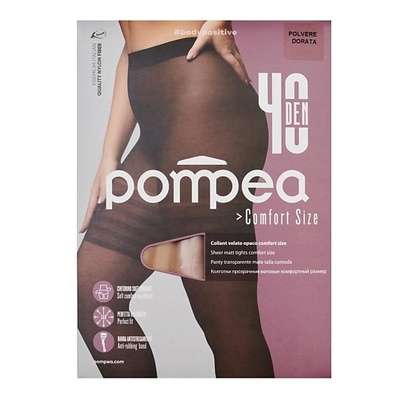 POMPEA Колготки COMFORT SIZE 40 den polvere dorata