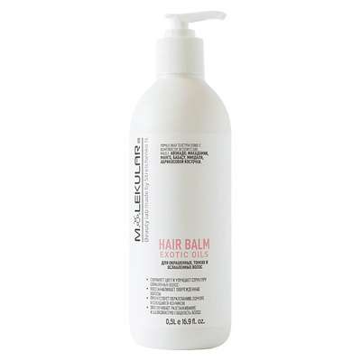 MOLEKULAR Бальзам для волос EXOTIC OILS / Бальзам для окрашенных, тонких и ослабленных волос 500