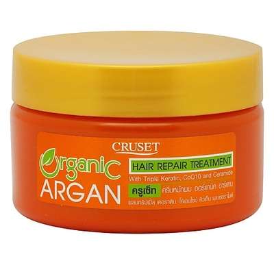 CRUSET Маска для волос "лечение после обесцвечивания" Organic Argan 250