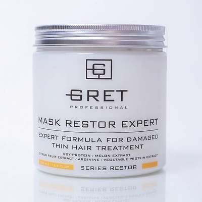 GRET Professional Маска для восстановления тонких волос MASK RESTOR EXPERT 500