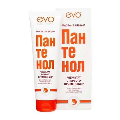 EVO LABORATOIRES Маска-бальзам ПАНТЕНОЛ EVO для ослабленных, поврежденных, окрашенных и сухих волос 150