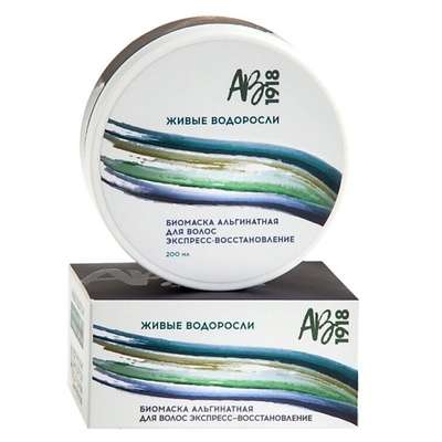 АВ1918 Биомаска альгинатная для волос Экспресс-восстановление ЖИВЫЕ ВОДОРОСЛИ 200