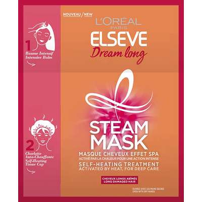 ELSEVE Паровая маска "Elseve Длина Мечты", интенсивное восстановление для длинных поврежденных волос, с кератином