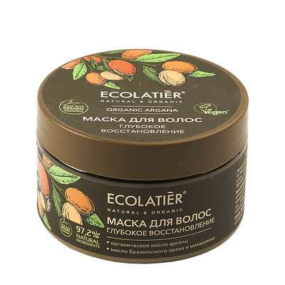 ECOLATIER GREEN Маска для волос Глубокое восстановление ORGANIC ARGANA 250