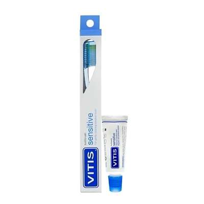 DENTAID Зубная щётка Vitis Sensitive + Зубная паста Vitis Sensitive