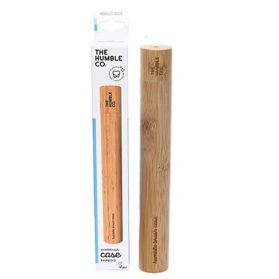 THE HUMBLE CO Футляр для взрослой зубной щетки из бамбука