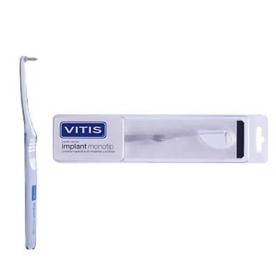 DENTAID Зубная щётка для имплантов Vitis Implant Monotip в твердой упаковке
