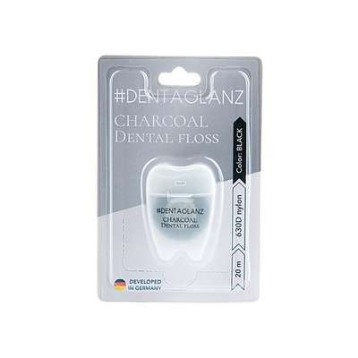 #DENTAGLANZ #DENTAGlanz Зубная нить CHARCOAL Dental floss