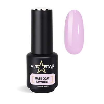 ALL STAR PROFESSIONAL Пластичная цветная база для ногтей BASE COAT "Red"