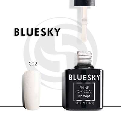 BLUESKY Топ с шиммером без липкого слоя Luxury Silver Glitter 10