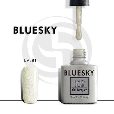 BLUESKY Гель-лак Luxury Silver Блестящая феерия
