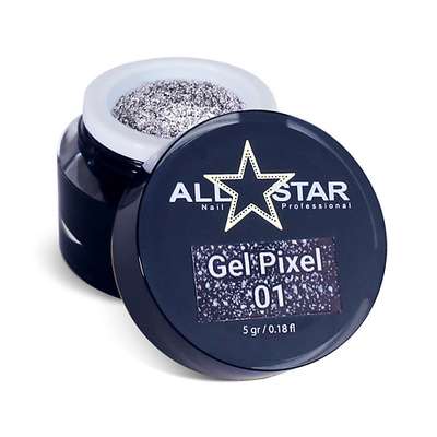 ALL STAR PROFESSIONAL Гель для дизайна ногтей, "Gel Pixel 01"