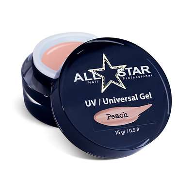 ALL STAR PROFESSIONAL Гель для моделирования ногтей, UV-Universal Gel "Clear"