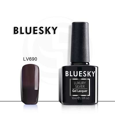 BLUESKY Термо гель-лак Luxury Silver
