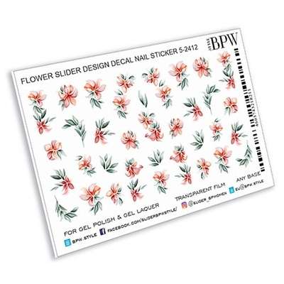 BPW.STYLE Слайдер-дизайн Персиковые цветы