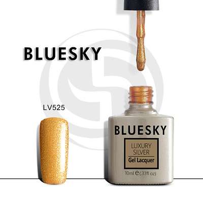 BLUESKY Гель-лак Luxury Silver Золотая корона