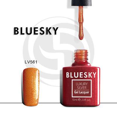 BLUESKY Гель-лак Luxury Silver Золотая корона