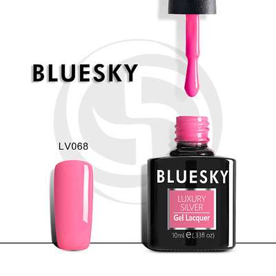 BLUESKY Гель-лак неоновый Luxury Silver Неоновое лето