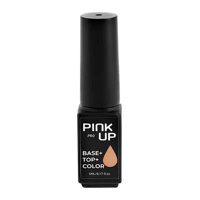 PINK UP Гель-лак для ногтей PRO база+цвет+топ