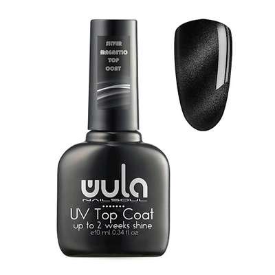 WULA NAILSOUL Wula nailsoul UV Magnetic top coat GOLD 10 мл