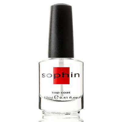 SOPHIN Укрепляющее верхнее покрытие-закрепитель лака для ногтей