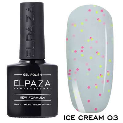 ELPAZA PROFESSIONAL Гель-лак для ногтей ICE CREAM