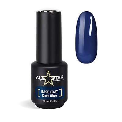 ALL STAR PROFESSIONAL Пластичная цветная база для ногтей BASE COAT "Red"