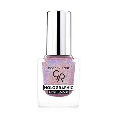 GOLDEN ROSE Лак для ногтей HolographiC Nail Colour