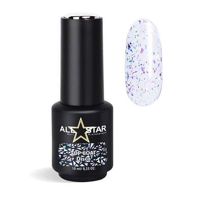 ALL STAR PROFESSIONAL Глянцевый топ с голографическим эффектом TOP COAT "Disco"