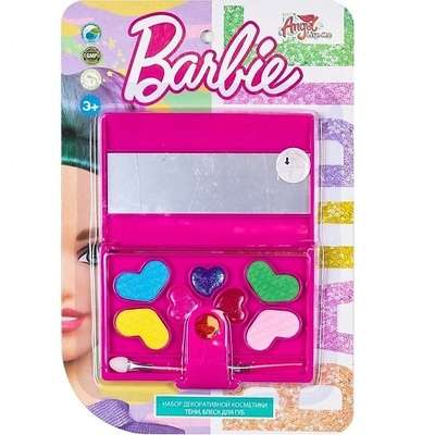 ANGEL LIKE ME Набор детской декоративной косметики для девочек Barbie "Клатч"