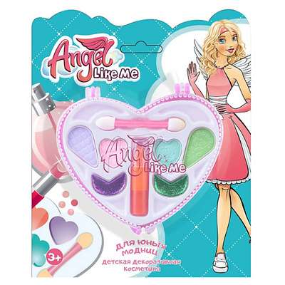 ANGEL LIKE ME Набор детской декоративной косметики для девочек "Сердце"