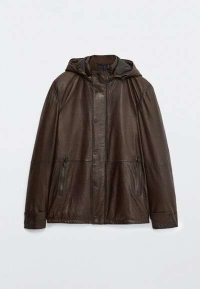 Куртка кожаная Massimo Dutti