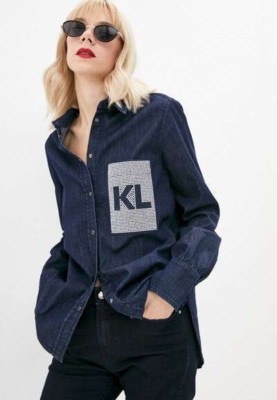 Рубашка джинсовая Karl Lagerfeld Denim