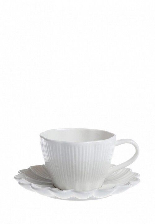 Чашка чайная с блюдцем Myatashop