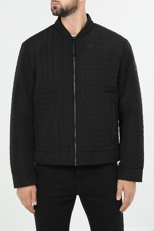 Куртка стеганая с трикотажным воротником Calvin Klein 6719238