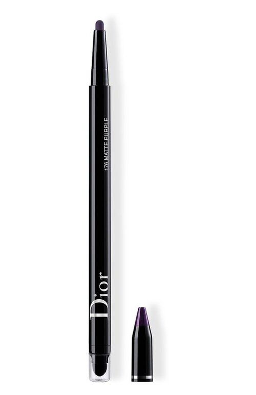 Водостойкая подводка для глаз Diorshow 24H Stylo, 176 Матовый пурпурный Dior