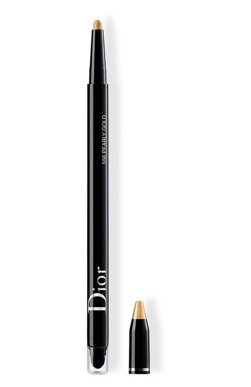 Водостойкая подводка для глаз Diorshow 24H Stylo, 556 Жемчужный золотой Dior