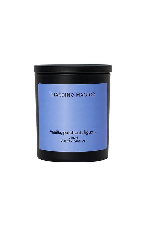 Парфюмированная свеча Vanilla, patchouli, figue (220ml) Giardino Magico
