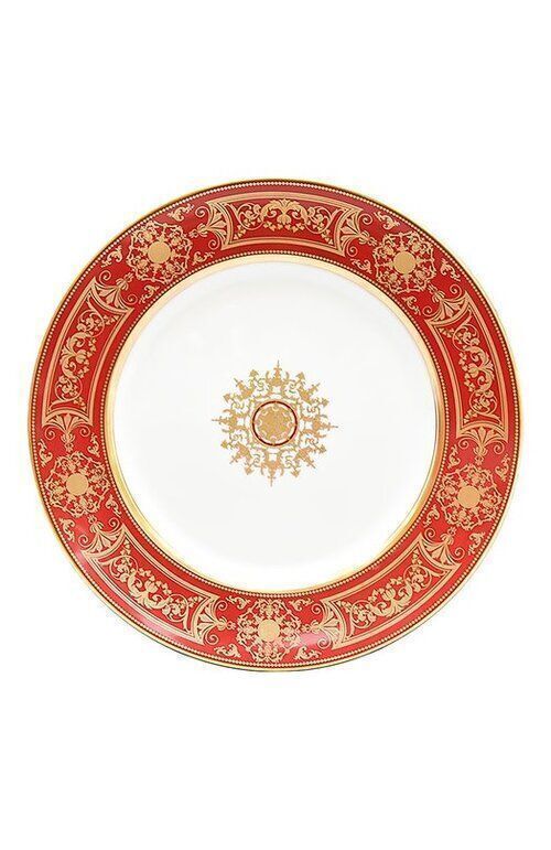 Обеденная тарелка Aux Rois Roug Bernardaud