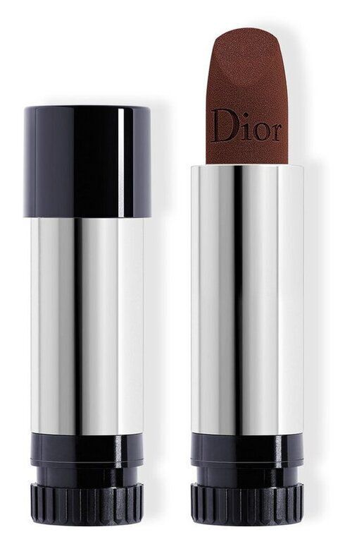 Рефил помады для губ с вельветовым финишем Rouge Dior Velvet Lipstick, оттенок 400 Естественный силуэт (3.5g) Dior