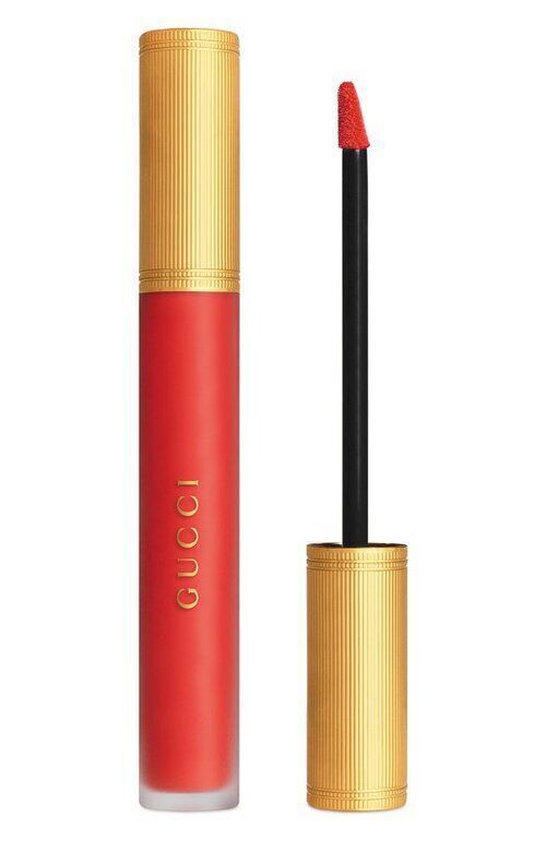 Жидкая губная помада Rouge À Lèvres Liquide Mat, оттенок 311 Lizzie Tiger Gucci