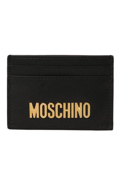 Кожаный футляр для кредитных карт Moschino